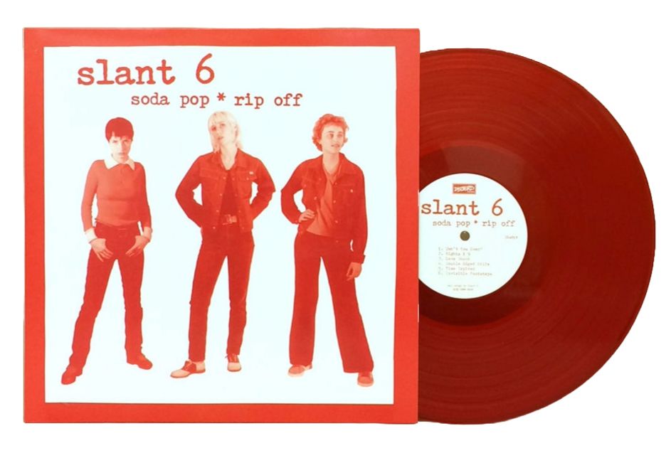 SLANT 6 – Soda Pop * Rip Off LP (red translucent vinyl)