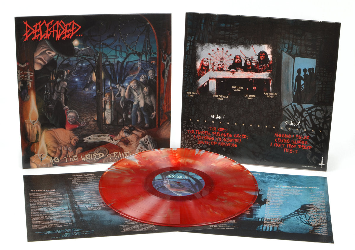 DECEASED – As The Weird Travel On LP (red & glow in the dark vinyl)