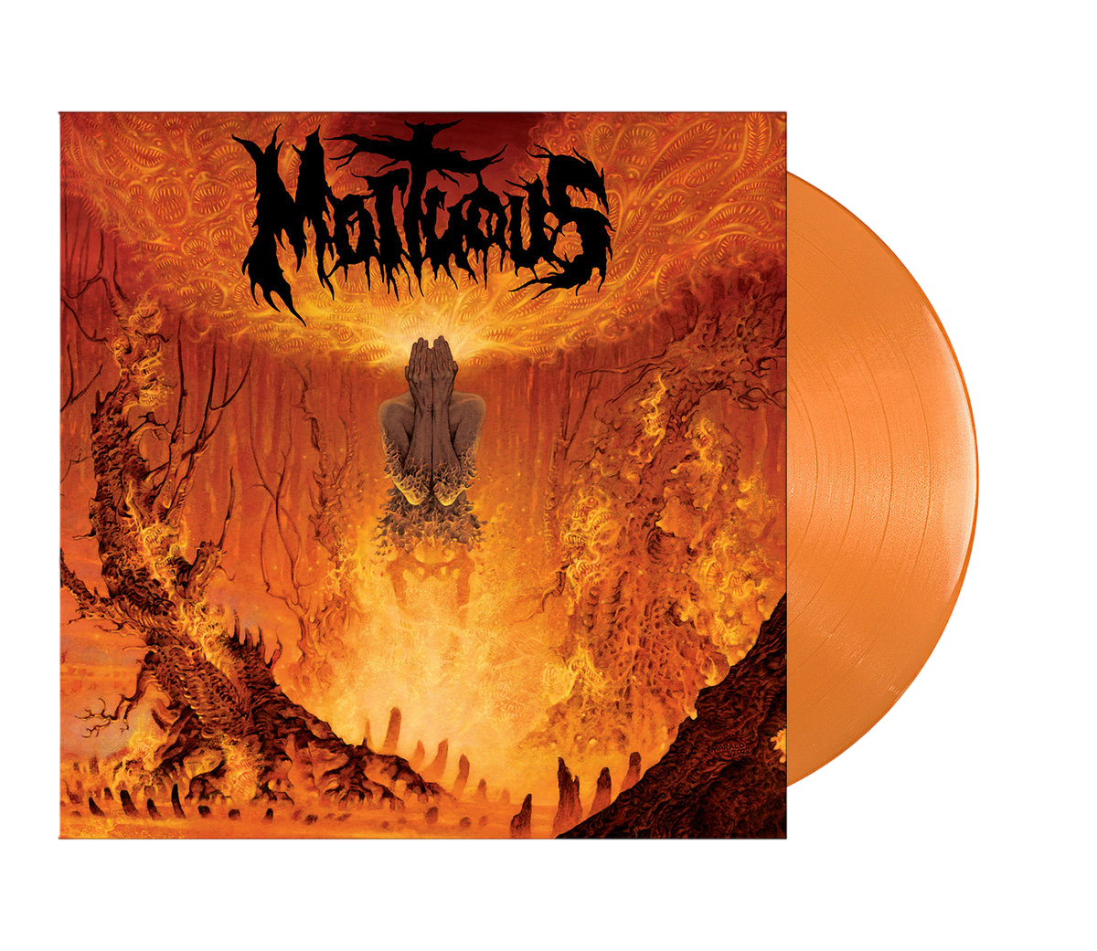 MORTUOUS – Upon Desolation LP (orange vinyl)