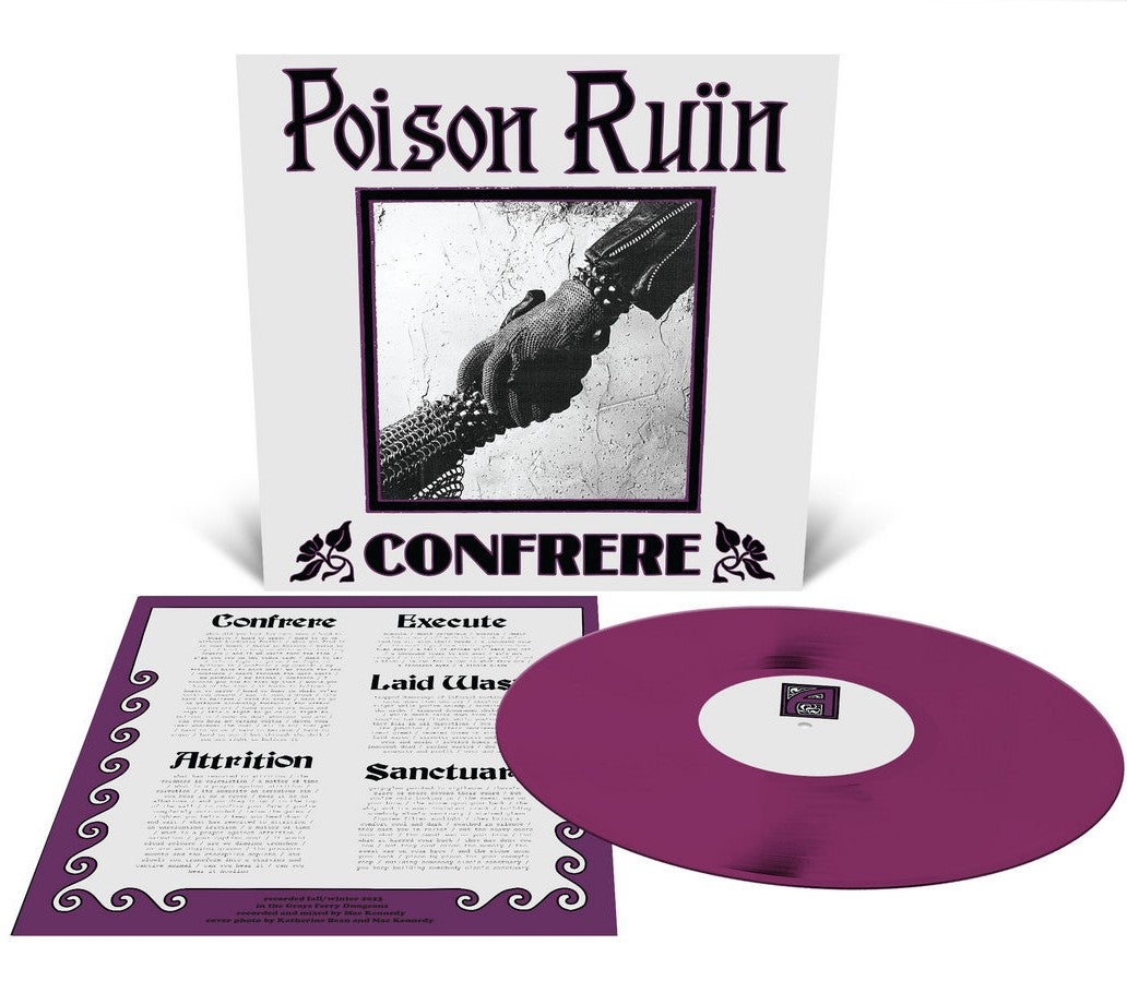 POISON RUÏN – Confrere LP (deep purple vinyl)