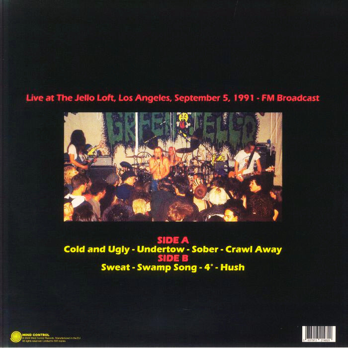 TOOL – There's A Shadow Behind Me • Live At The Jello Loft, L.A. 9/5/1991 LP