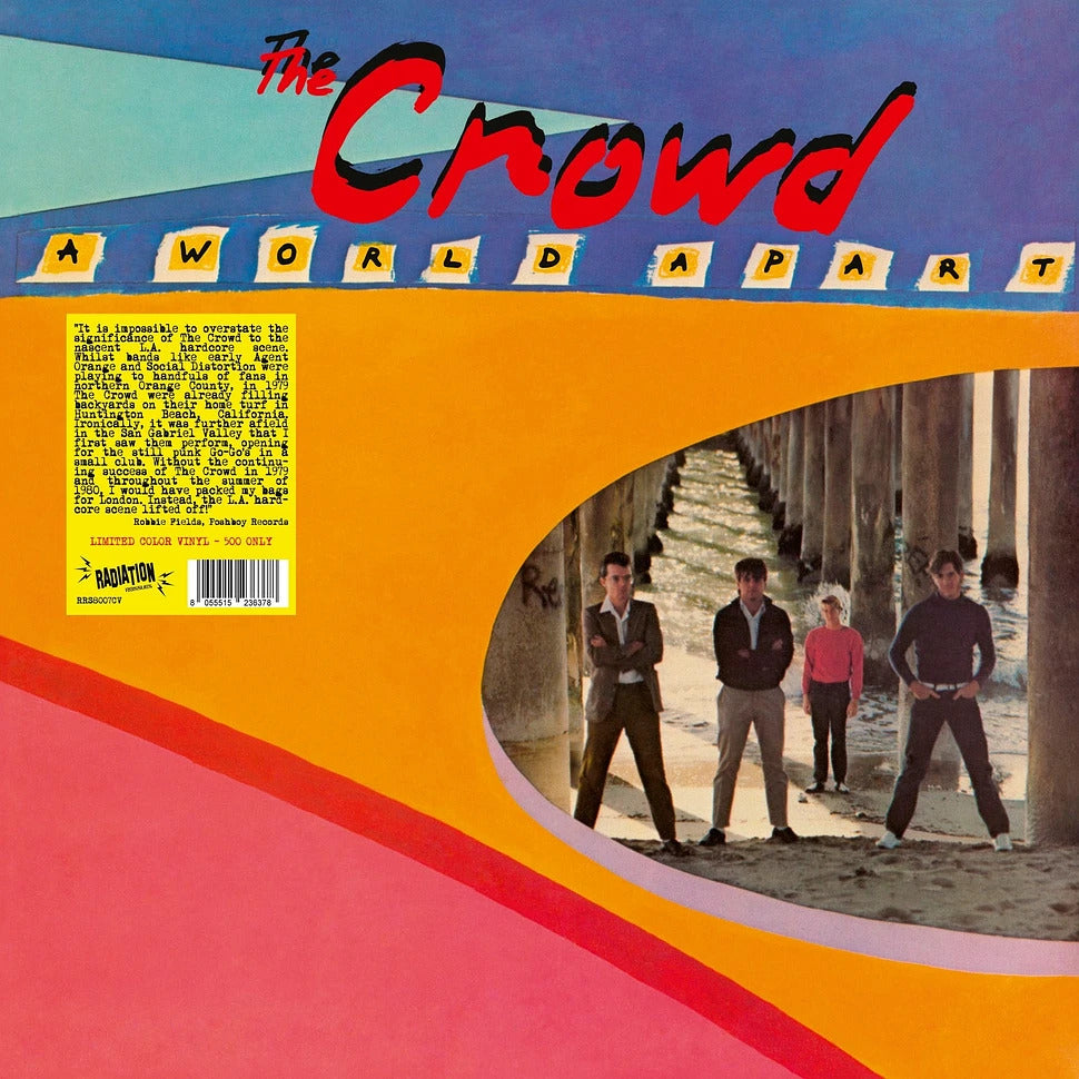 CROWD – A World Apart LP (neon orange vinyl)