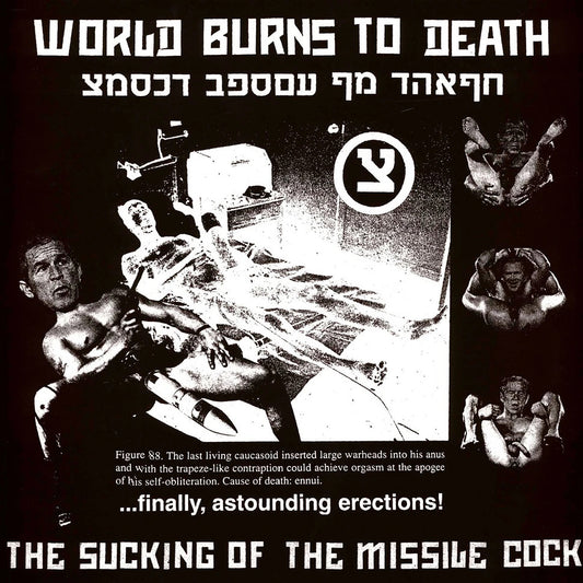 WORLD BURNS TO DEATH – The Sucking Of The Missile Cock LP (color vinyl)