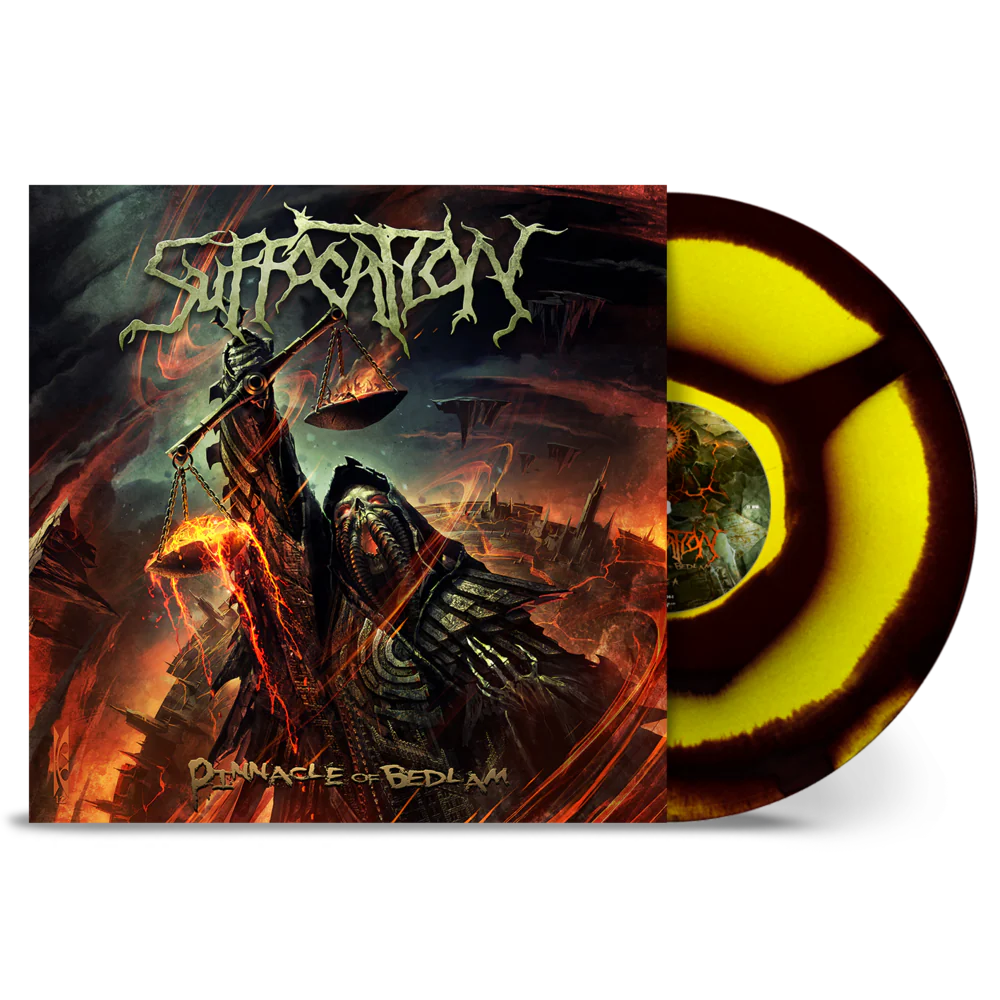 SUFFOCATION – Pinnacle Of Bedlam LP (yellow/black corona vinyl)