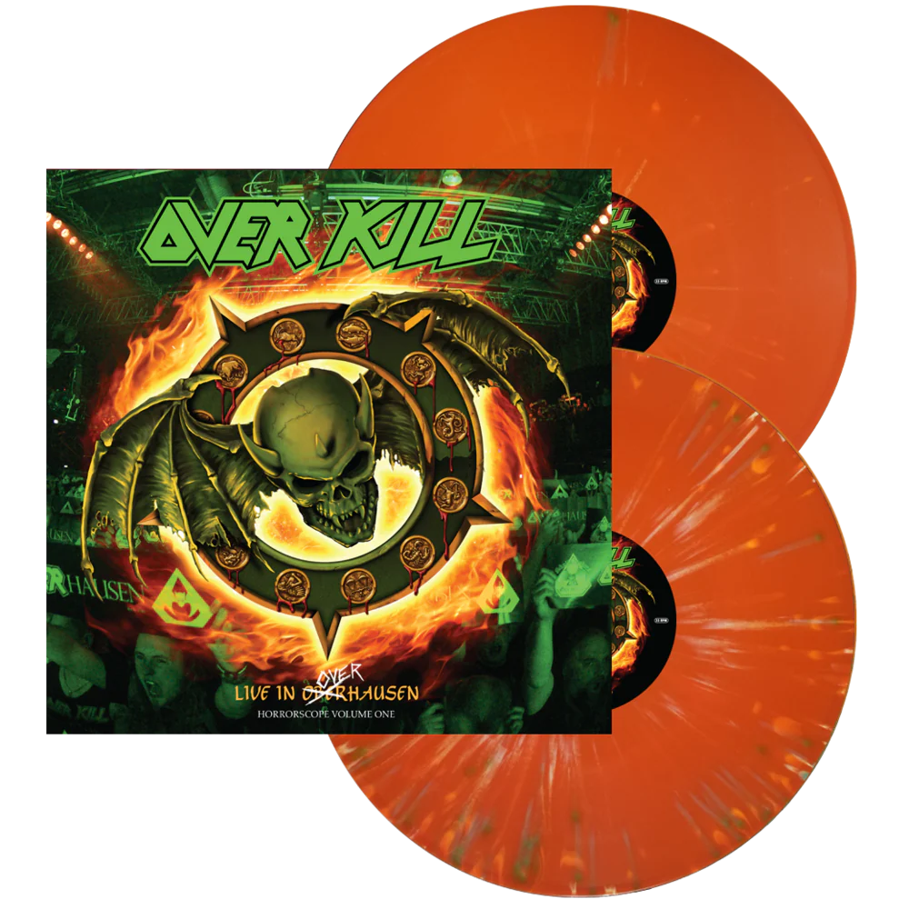 OVERKILL – Live In Overhausen Horrorscope Volume One 2xLP (orange/green/yellow splatter)