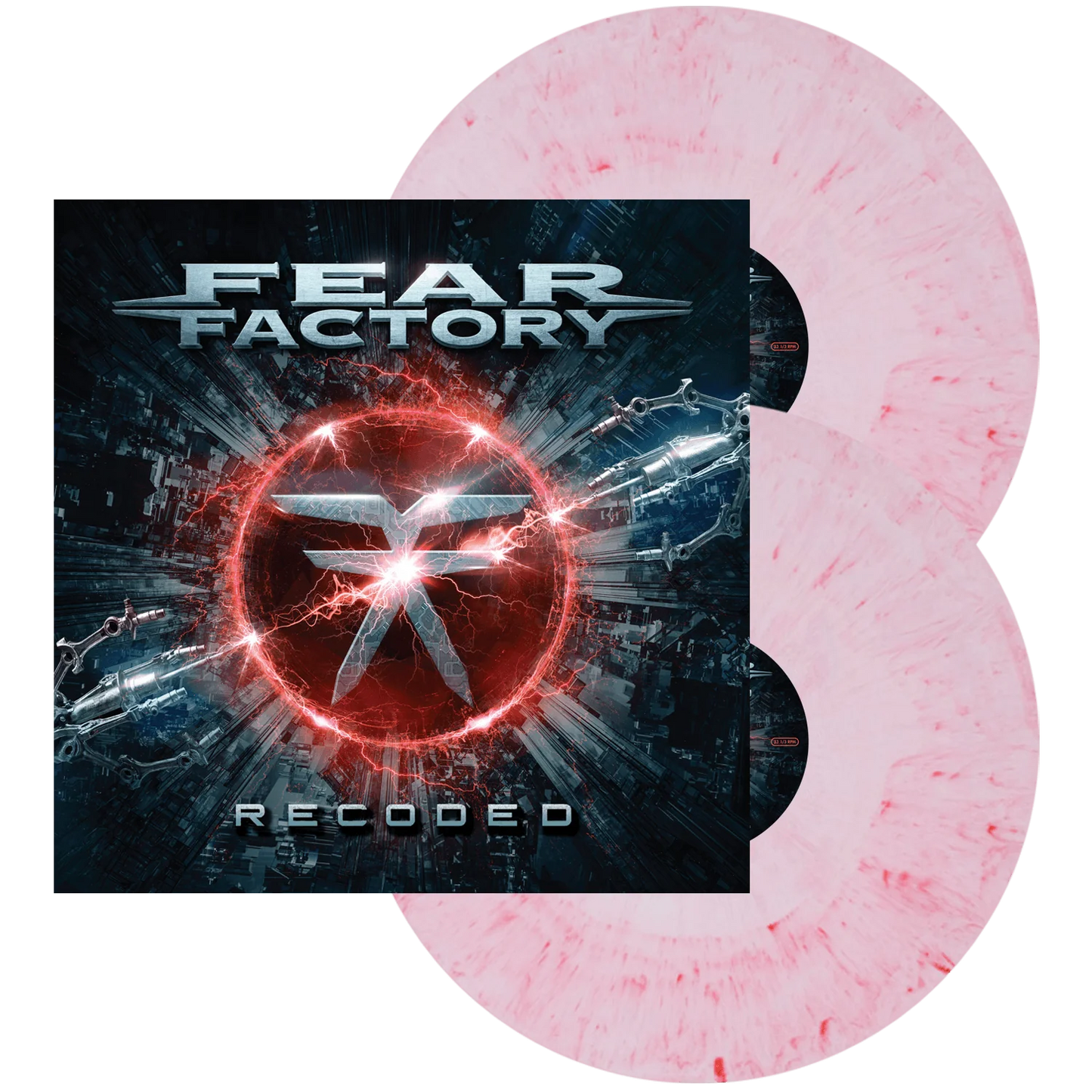 FEAR FACTORY – Recoded 2xLP (pink swirl vinyl)