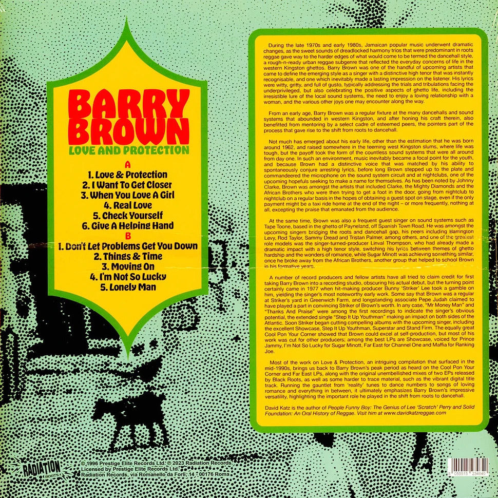 BARRY BROWN – Love & Protection LP