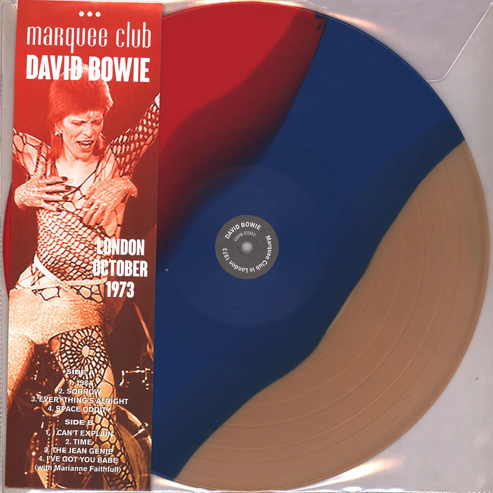 DAVID BOWIE – Marquee Club • London October 1973 LP (tri-color vinyl)
