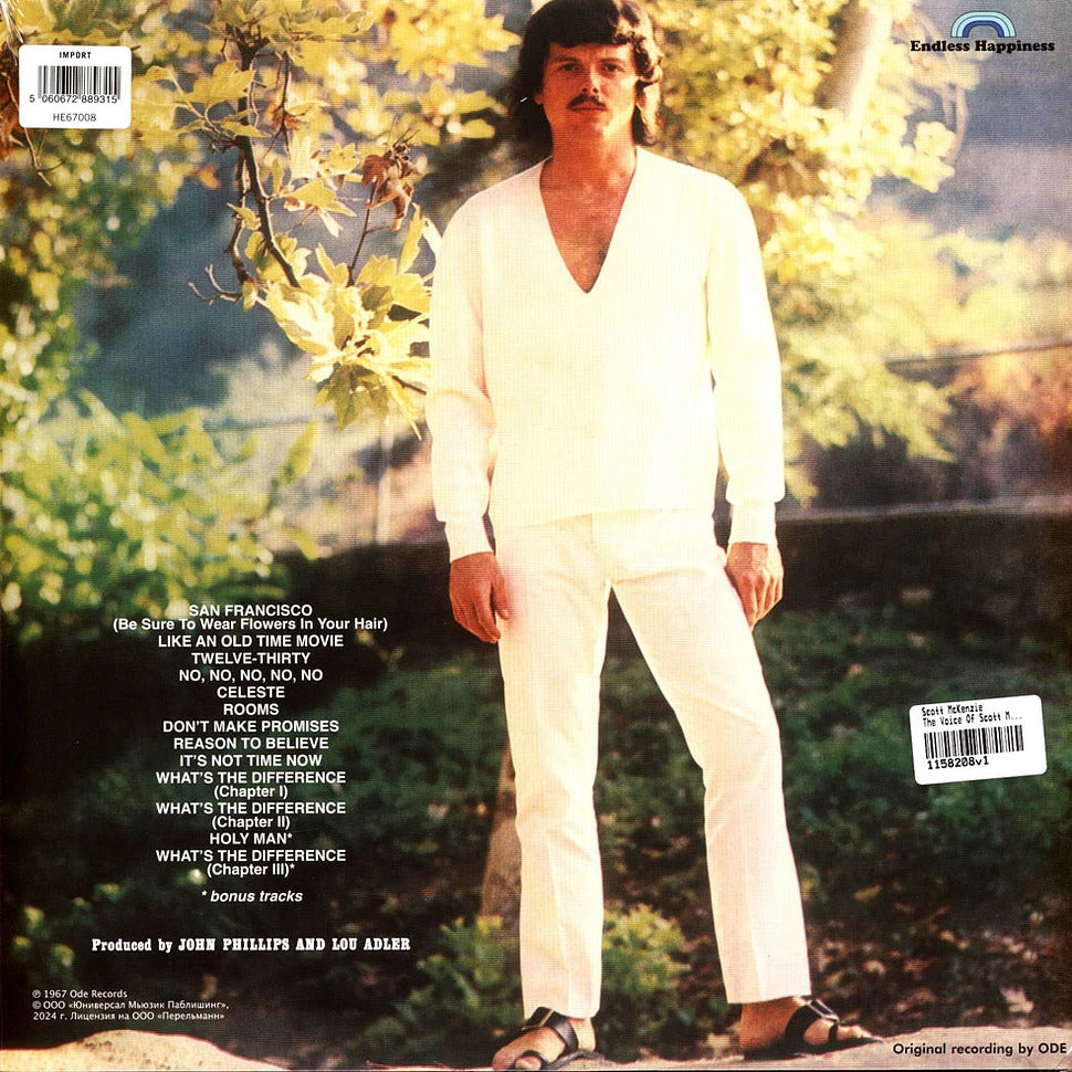 SCOTT MCKENZIE – The Voice Of Scott McKenzie LP