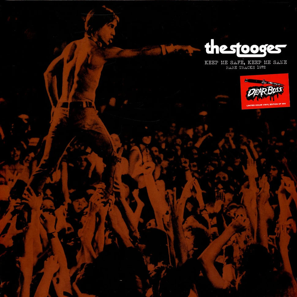 STOOGES – Keep Me Safe, Keep Me Sane • Rare Tracks 1972 LP (orange vinyl)