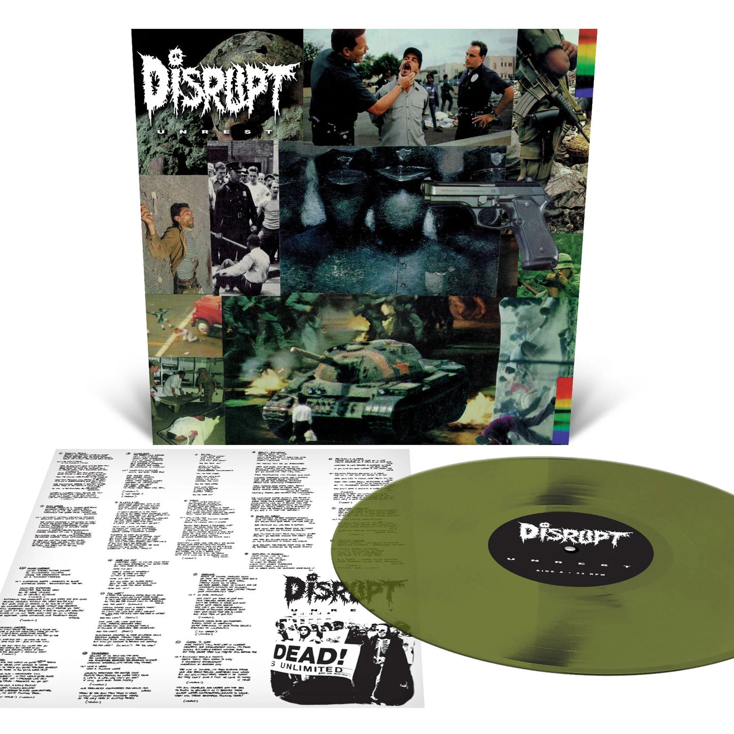 DISRUPT – Unrest LP ("Swamp Green" vinyl)