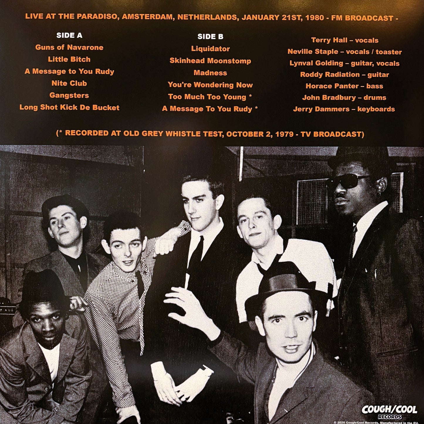 SPECIALS – Too Young Too Dam LP (white vinyl)