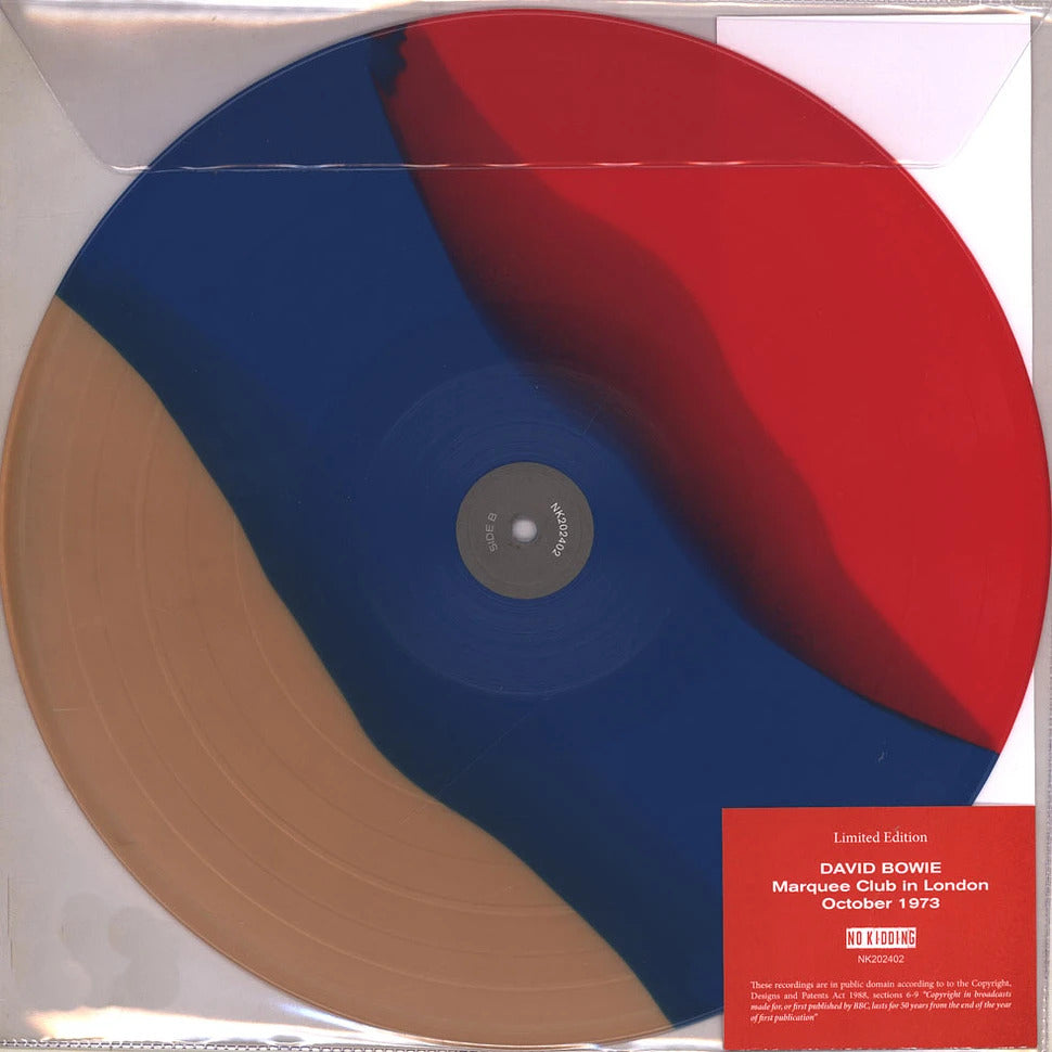 DAVID BOWIE – Marquee Club • London October 1973 LP (tri-color vinyl)