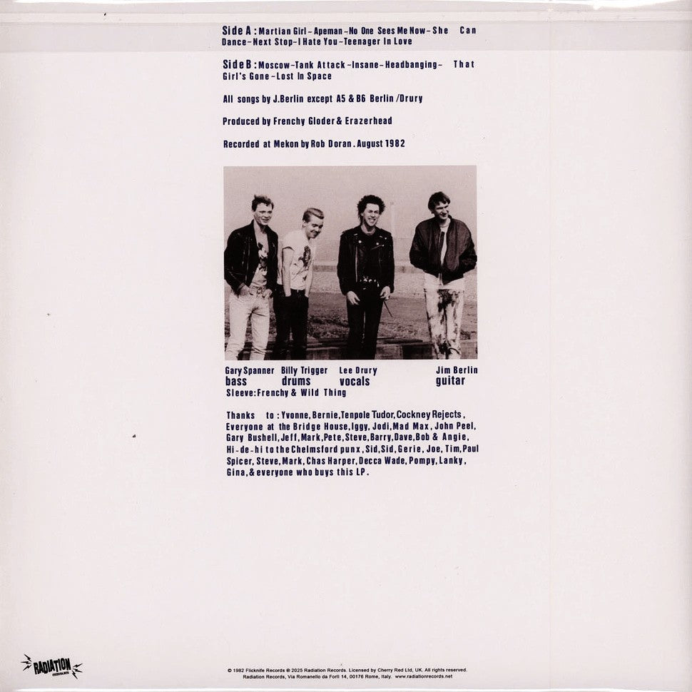 ERAZERHEAD – The Rumble Of The East LP (blue vinyl)