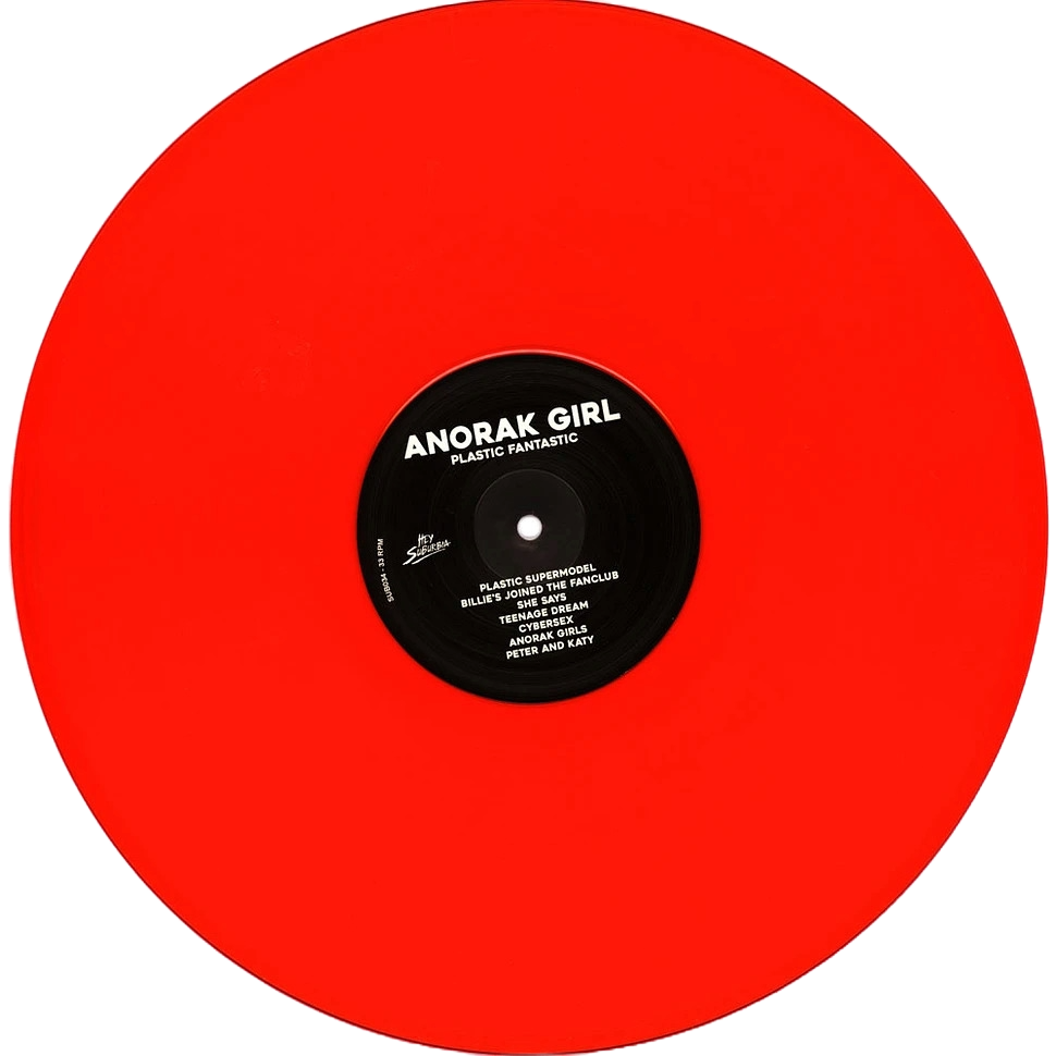 ANORAK GIRL – Plastic Fantastic LP (red vinyl)