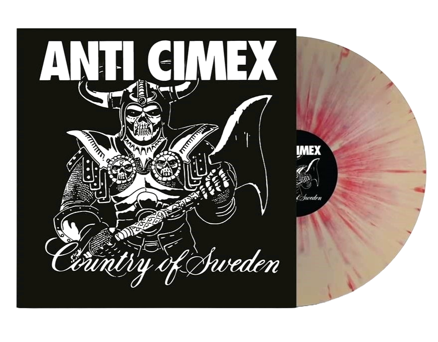 ANTI-CIMEX – Country Of Sweden LP (white/red splatter vinyl)