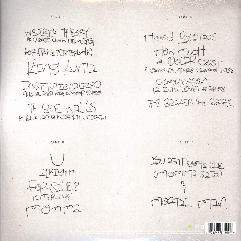 KENDRICK LAMAR – To Pimp A Butterfly 2xLP