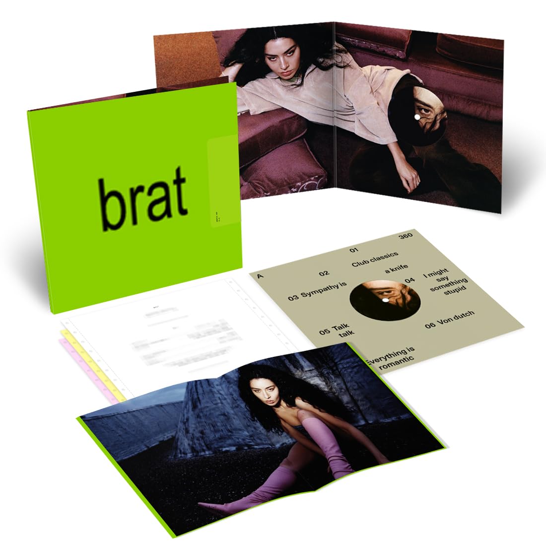 CHARLIE XCX – Brat LP (black translucent vinyl)