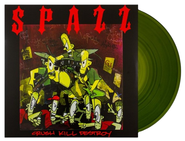 SPAZZ – Crush Kill Destroy LP ("Swampfoot Green" vinyl)