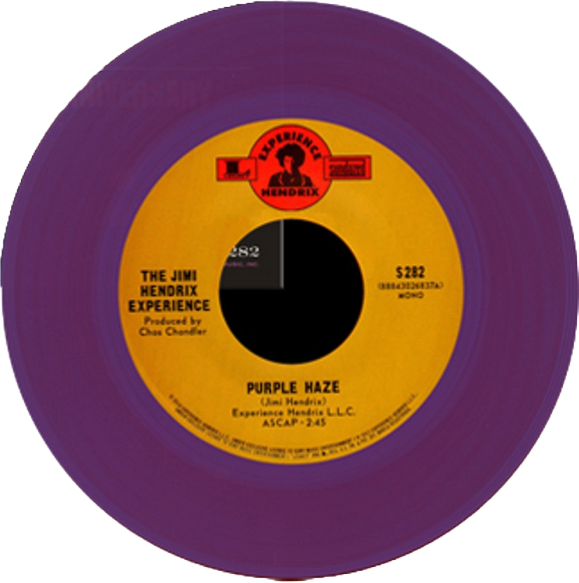 JIMI HENDRIX EXPERIENCE – Purple Haze / 51st Anniversary 7" (purple translucent vinyl)
