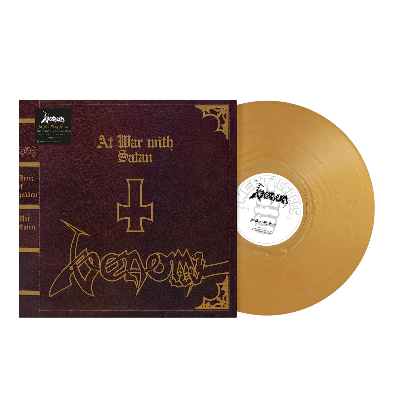 VENOM – At War With Satan LP (gold vinyl)