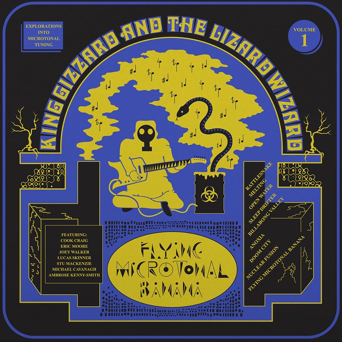 KING GIZZARD & THE LIZARD WIZARD – Flying Microtonal Banana LP (color vinyl)
