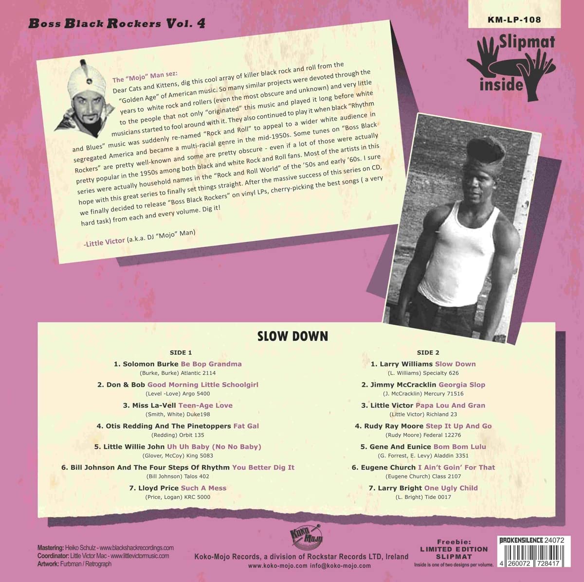 V/A – Boss Black Rockers Vol. 4: Slow Down LP