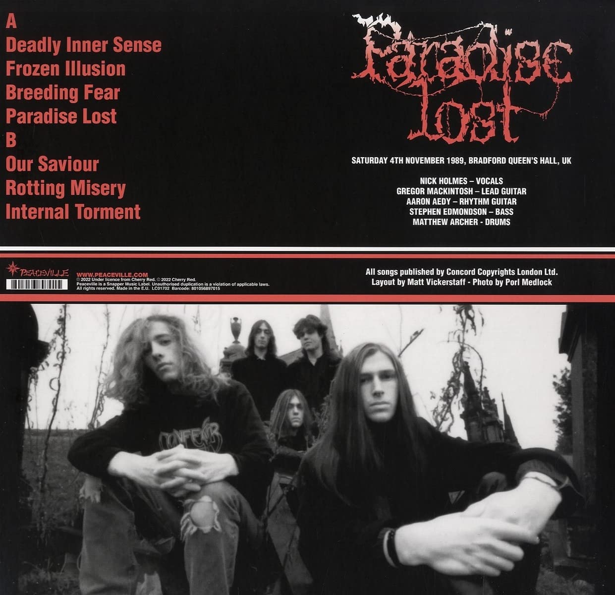 PARADISE LOST – Live Death LP