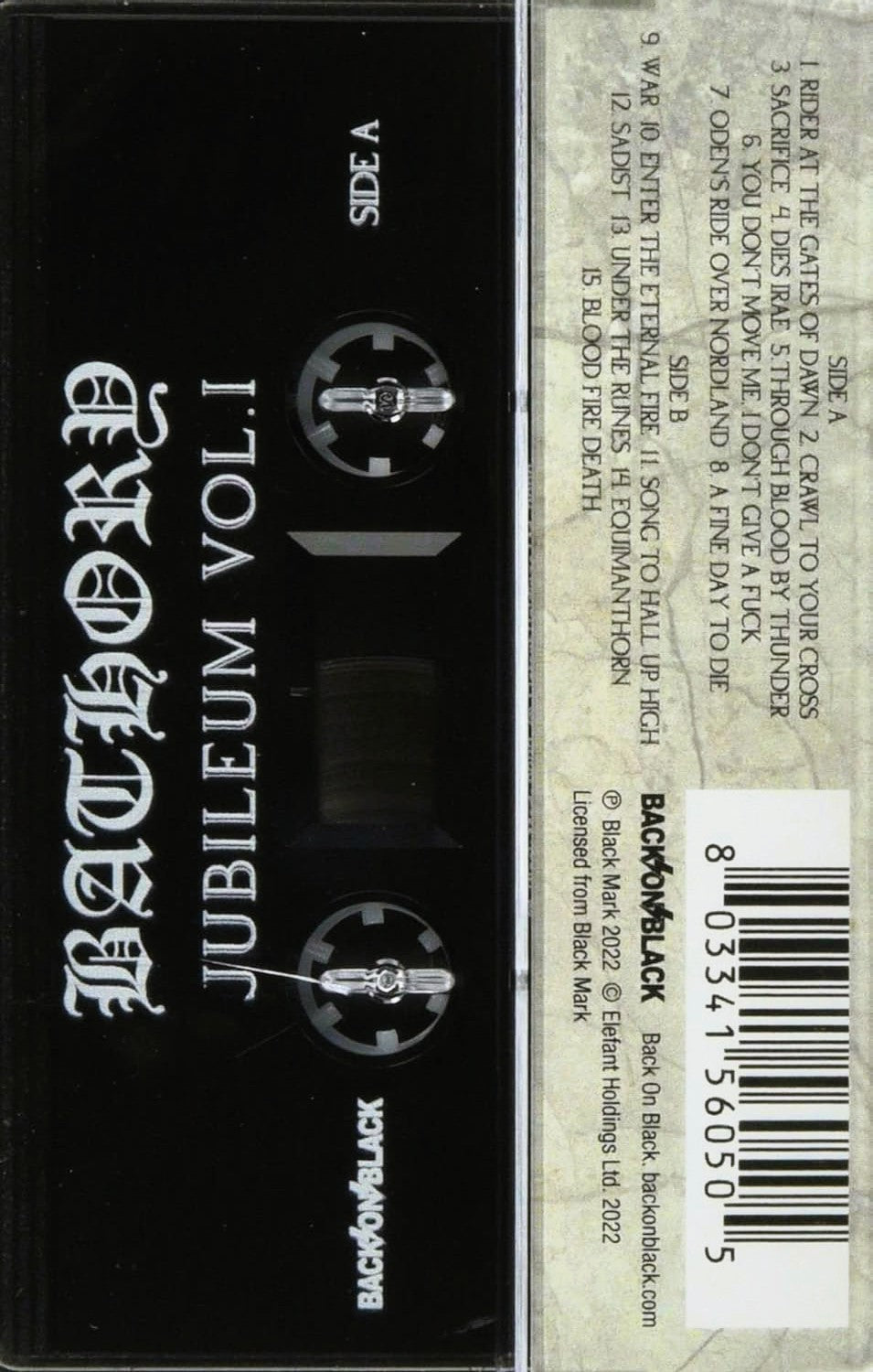 BATHORY – Jubileum v 1 Cassette