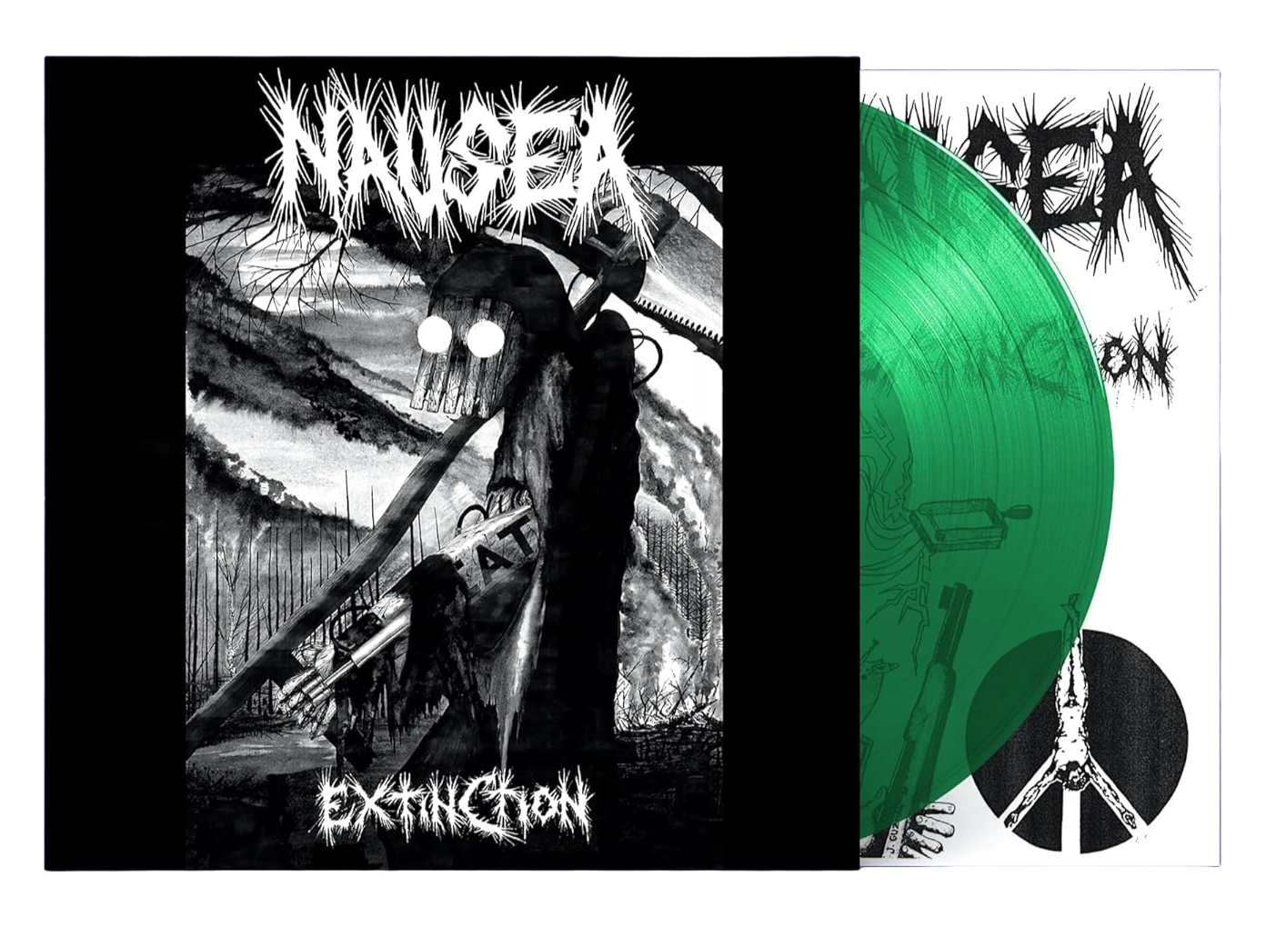 NAUSEA – Extinction LP (green transparent vinyl)