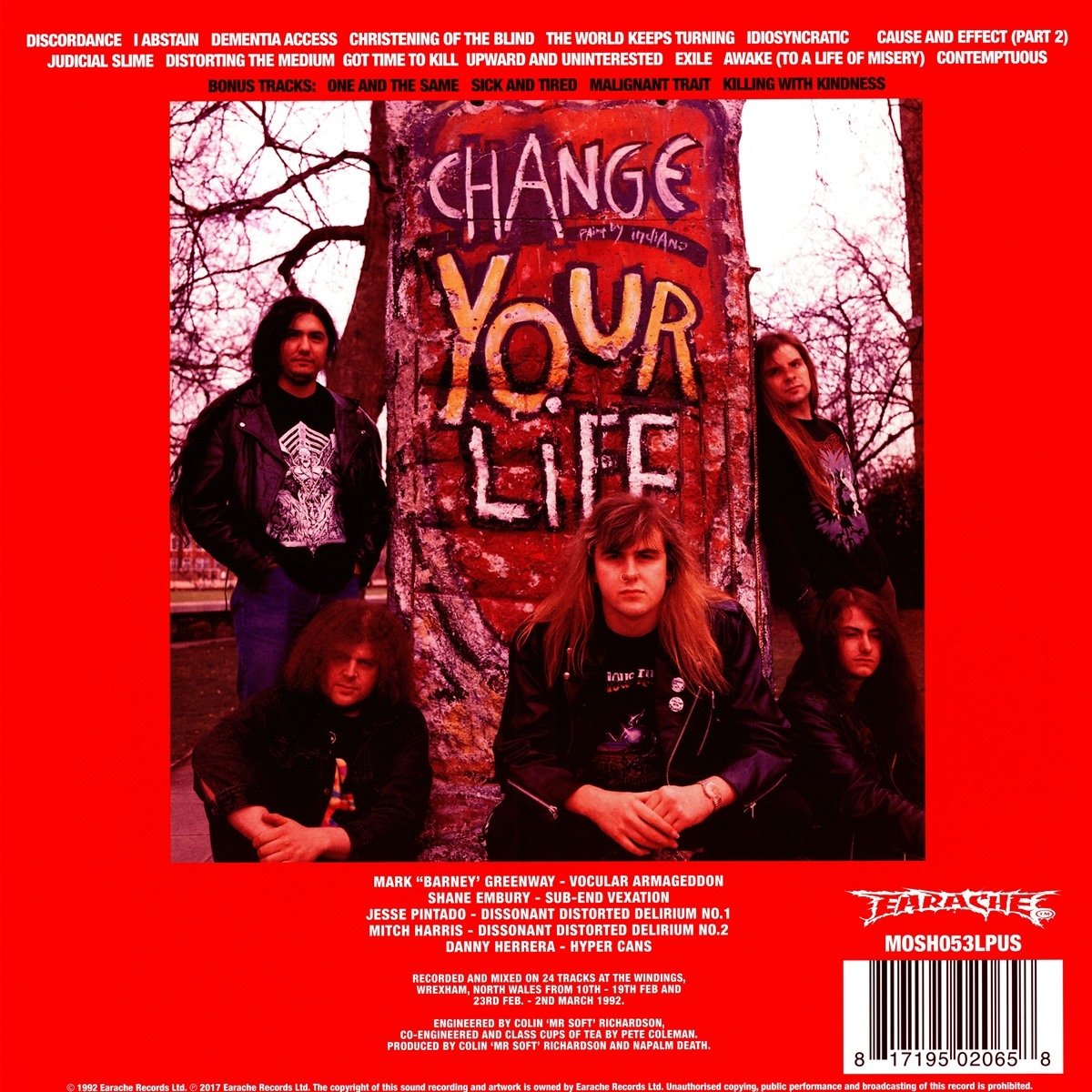 NAPALM DEATH – Utopia Banished LP