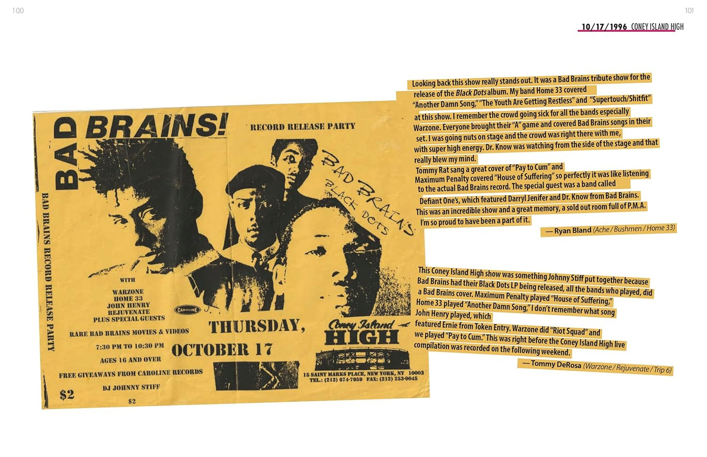 New York Hardcore Chronicles Vol. 2 (1990 - 1999): A Flyer Oral History by Drew Stone
