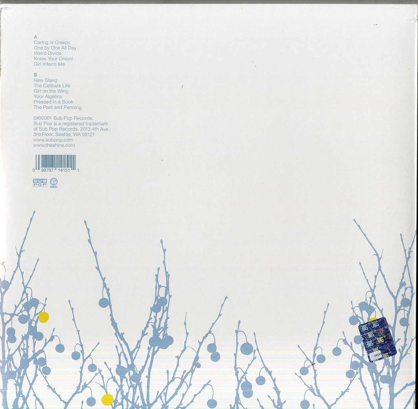 SHINS – Oh, Inverted World LP (light blue marbled vinyl)