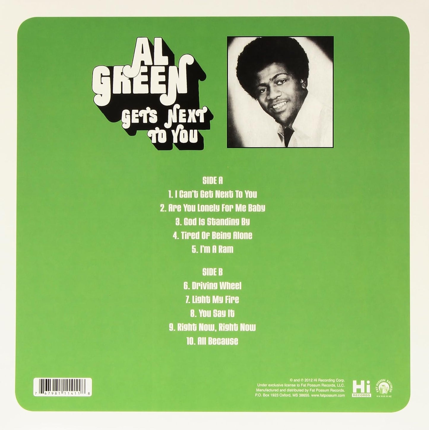 AL GREEN – Gets Next To You LP