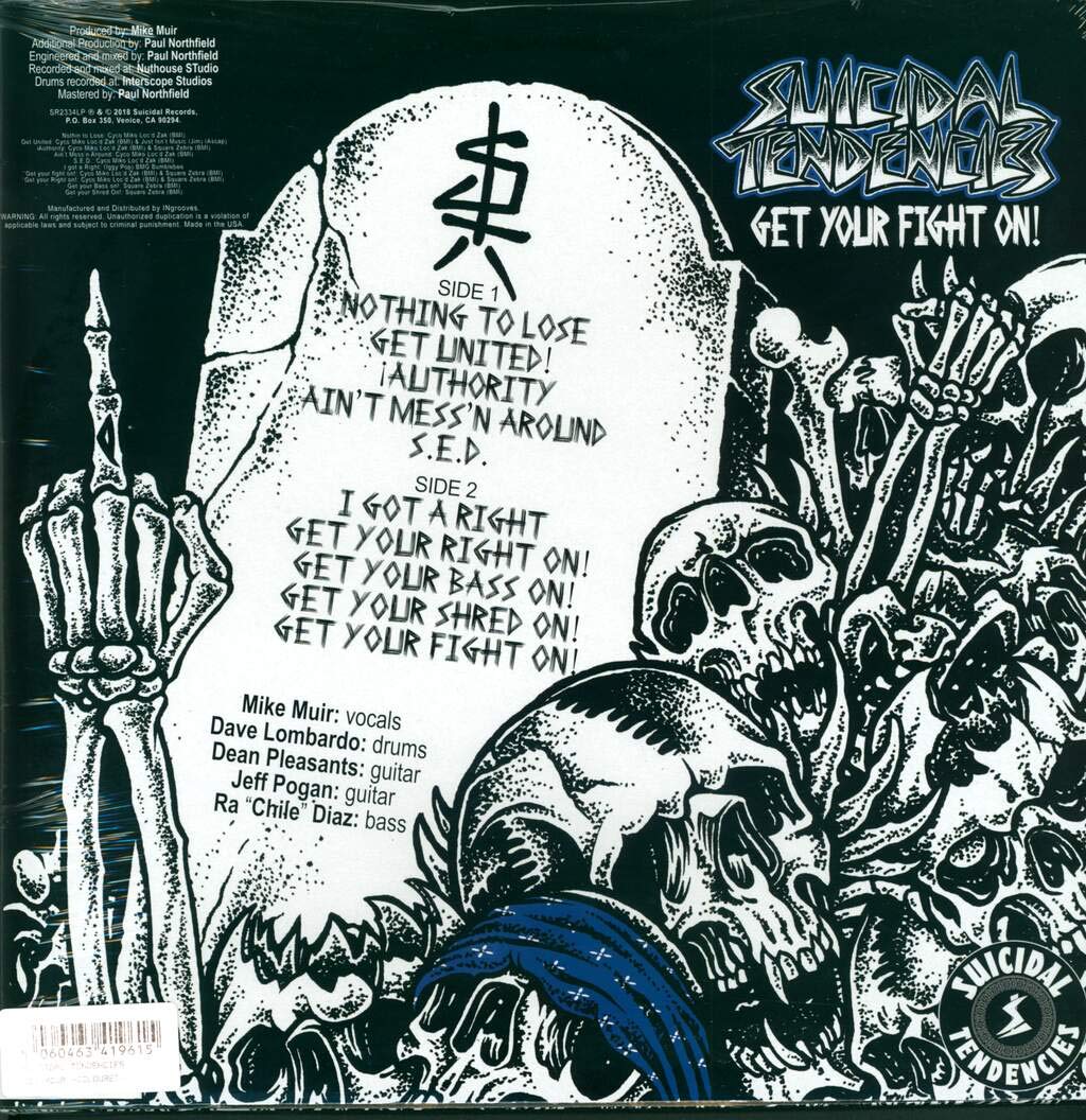 SUICIDAL TENDENCIES – Get Your Fight On! LP (yellow vinyl)