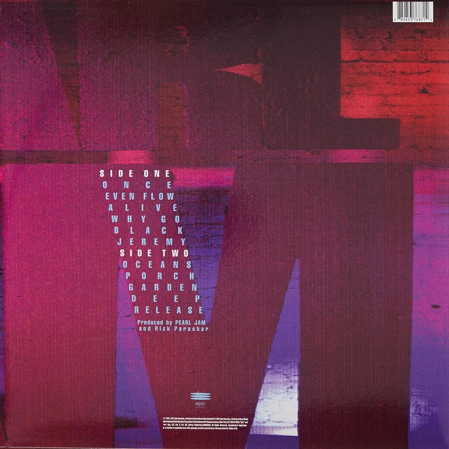 PEARL JAM – Ten LP