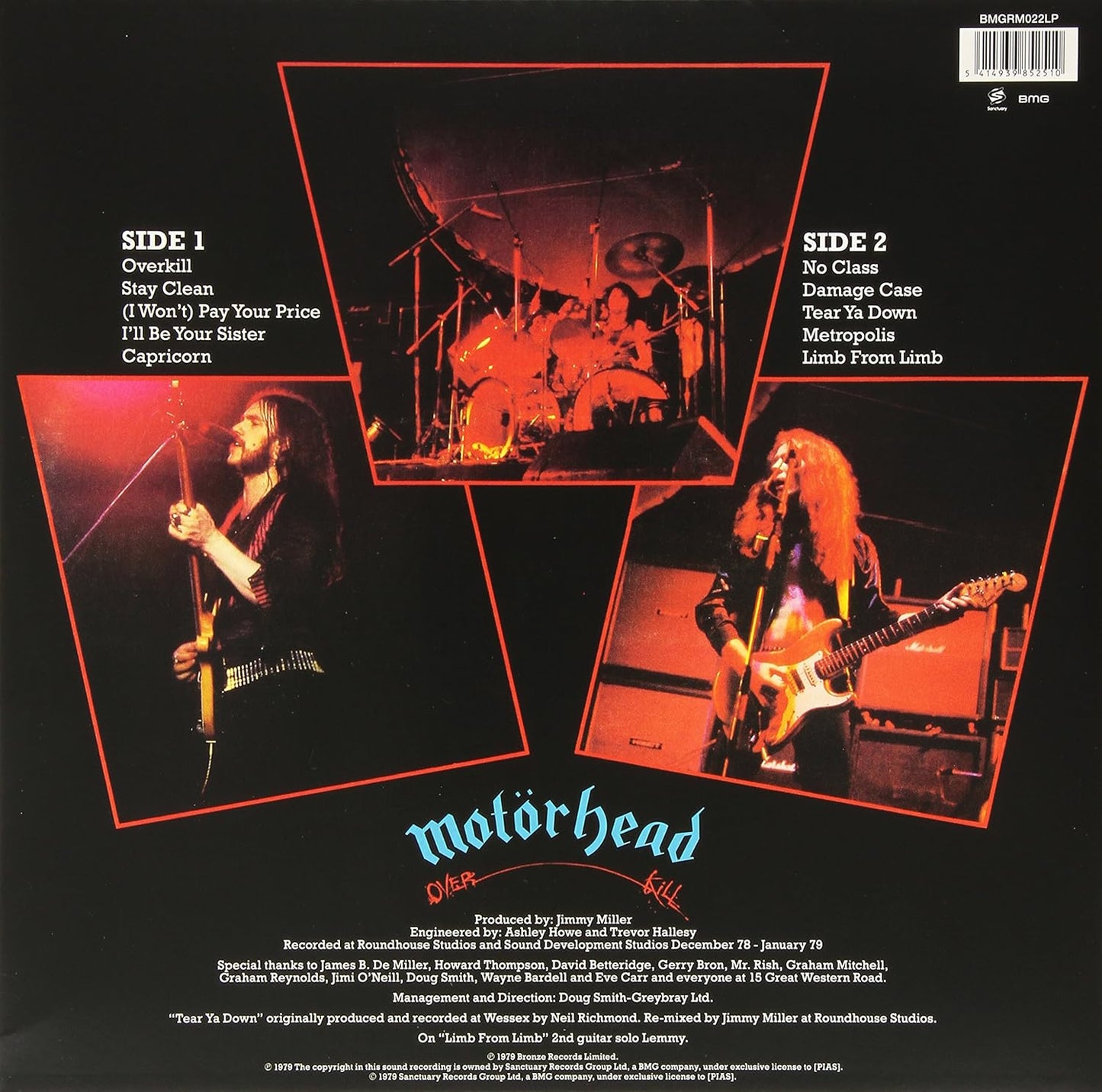 MOTÖRHEAD – Overkill LP