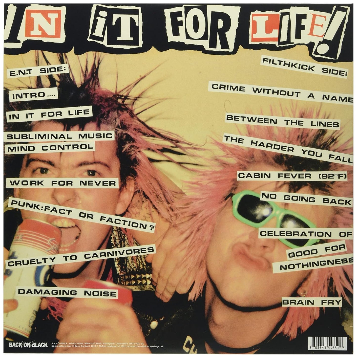 EXTREME NOISE TERROR / FILTHKICK – In It For Life LP