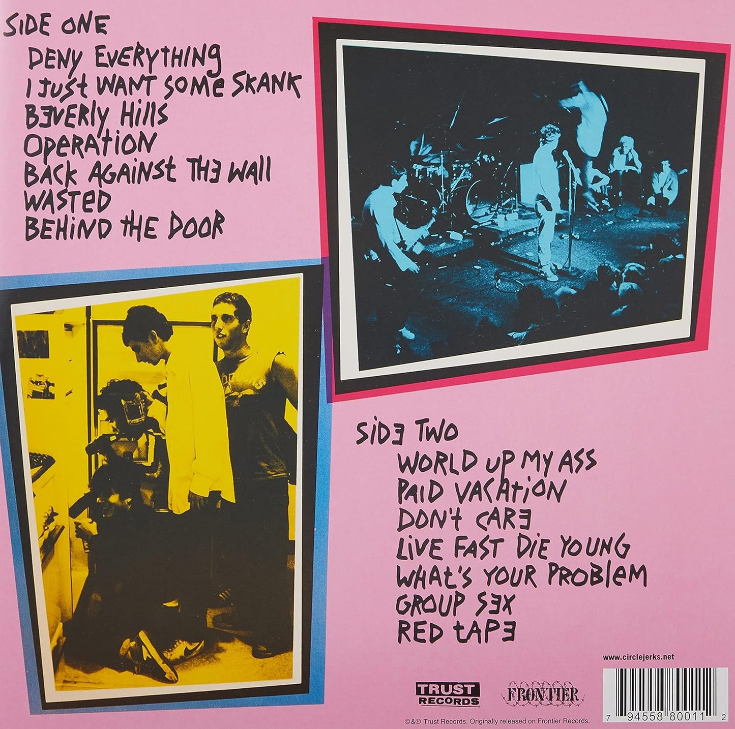 CIRCLE JERKS – Group Sex LP (red transparent vinyl)