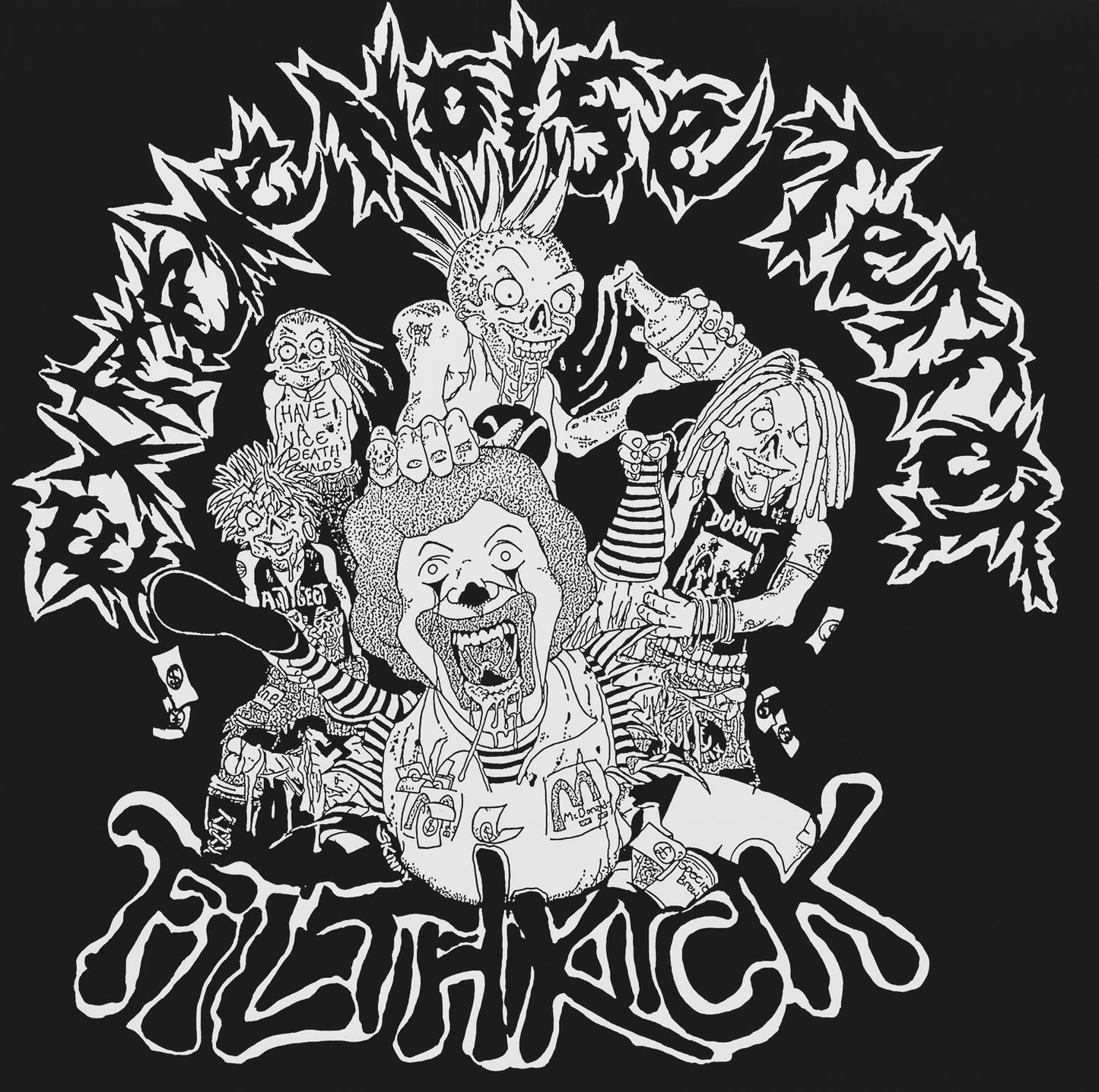 EXTREME NOISE TERROR / FILTHKICK – In It For Life LP