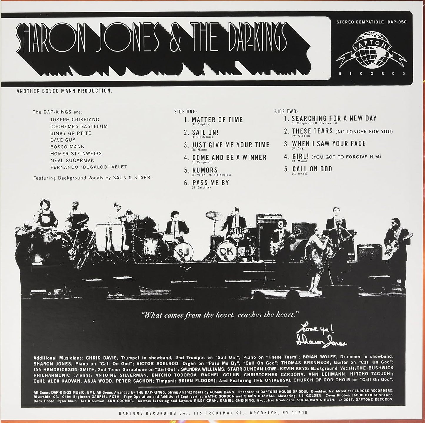 SHARON JONES & THE DAP-KINGS – Soul Of A Woman LP