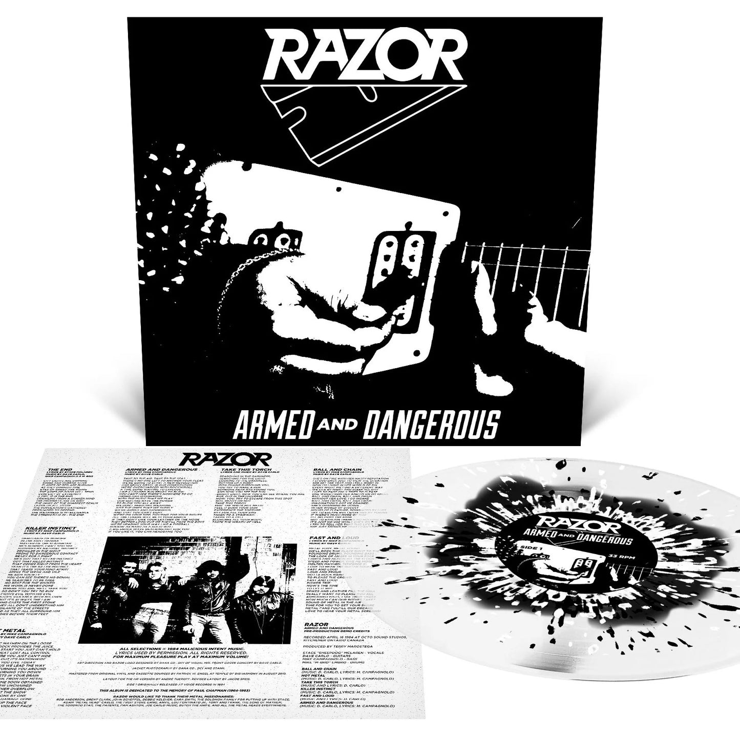 RAZOR – Armed & Dangerous LP (color vinyl)