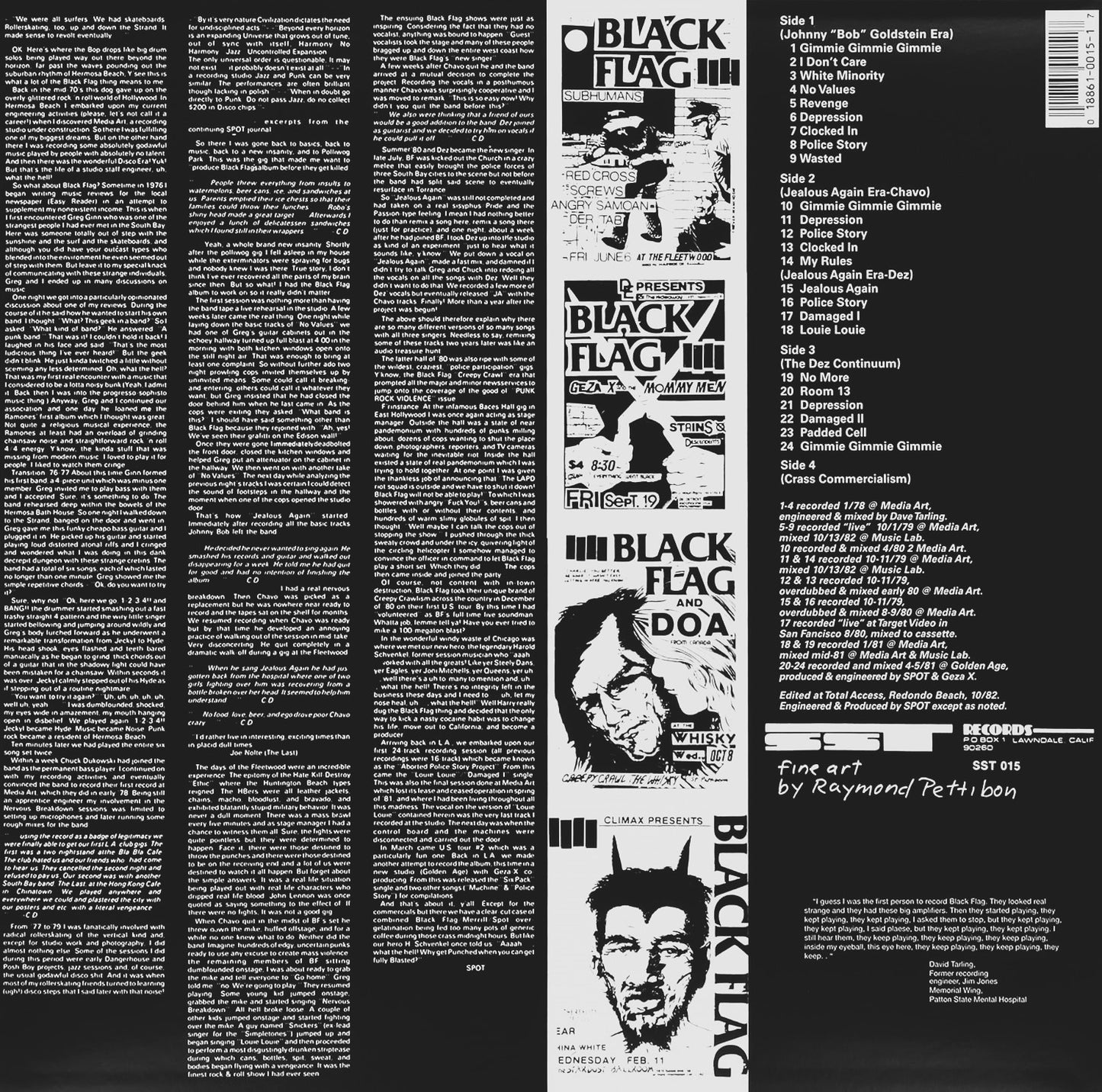 BLACK FLAG – Everything Went Black 2xLP