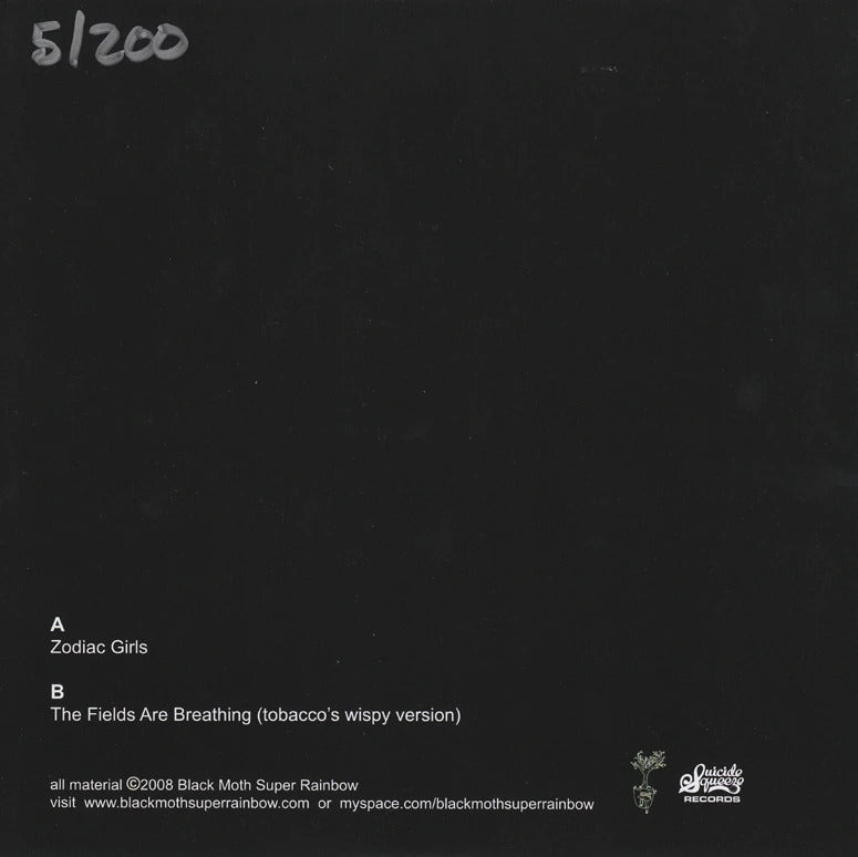 BLACK MOTH SUPER RAINBOW – Zodiac Girls 7" (clear vinyl)