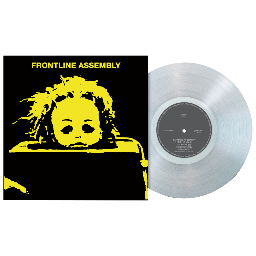 FRONT LINE ASSEMBLY – State Of Mind LP (clear vinyl)