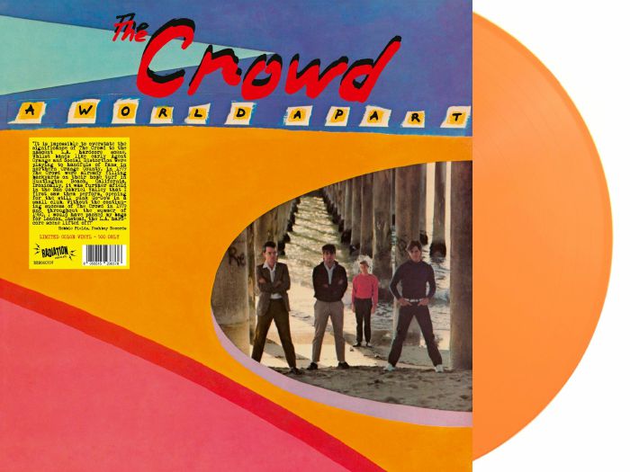 CROWD – A World Apart LP (neon orange vinyl)