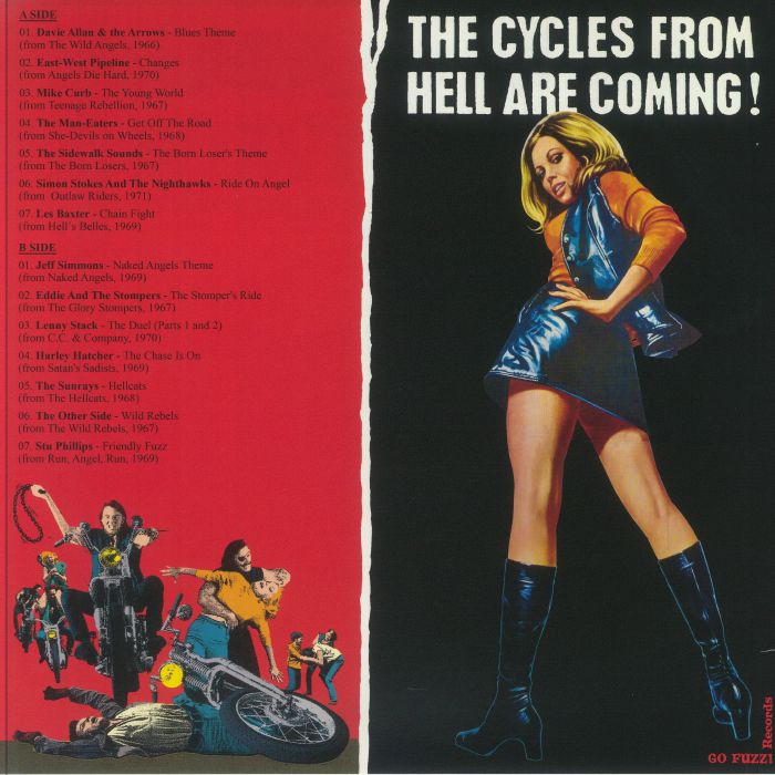 V/A – Maniacs On Wheels!!! • A Collection Of Manic Biker Movie Themes LP