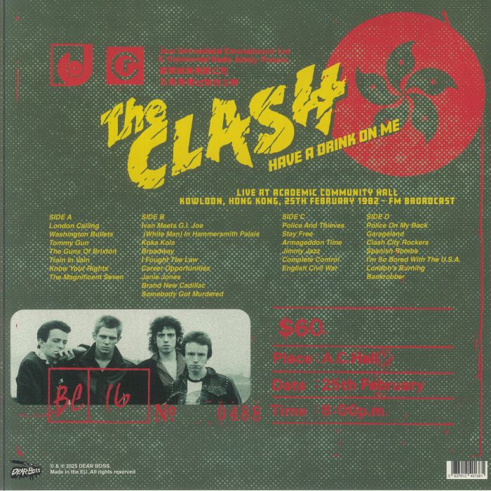 CLASH – Have A Drink On Me 2xLP