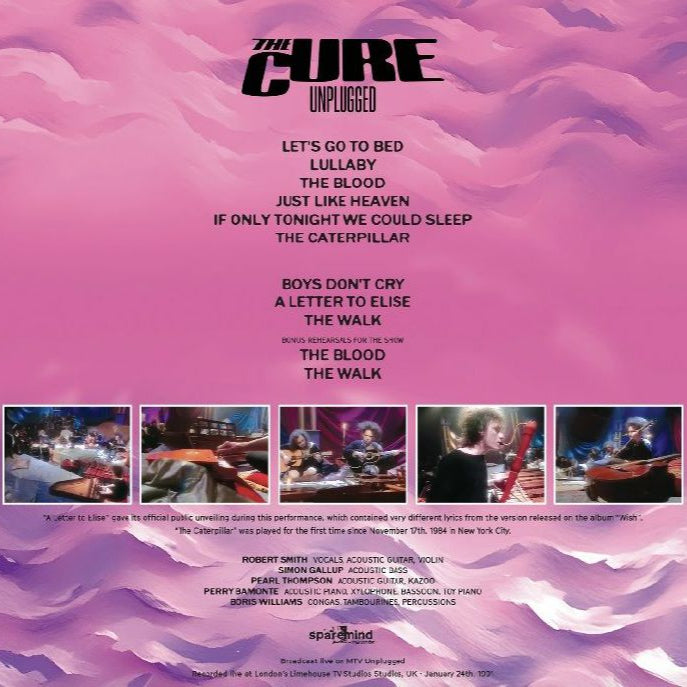 CURE – Unplugged • Live On MTV Unplugged 1991 LP