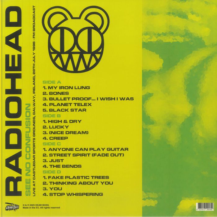 RADIOHEAD – See No Confusion 2xLP (pink marbled vinyl)